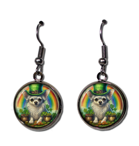 St. Patrick's Chihuahua Rainbow Pot of Gold