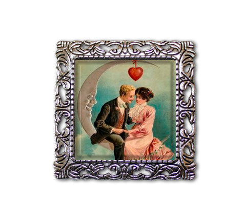 Victorian Valentine Couple on Moon