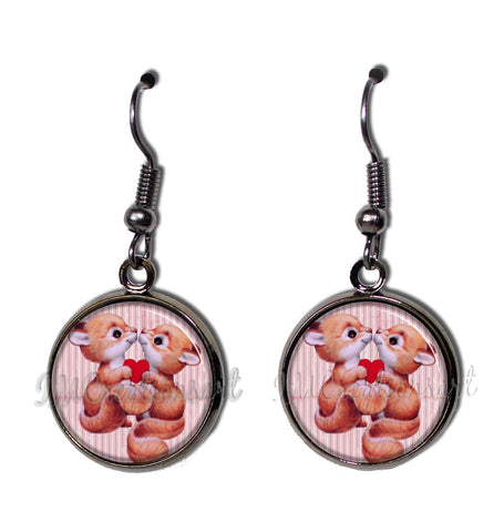 Squirrel Love in Pink