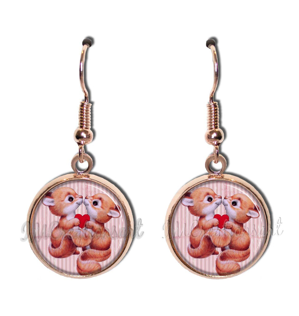 Squirrel Love in Pink