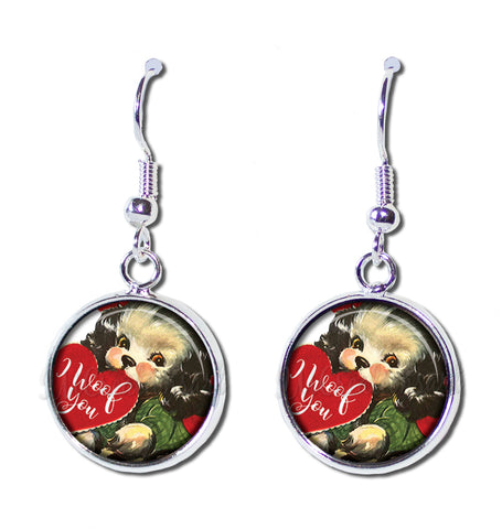 Retro Puppy I Woof You