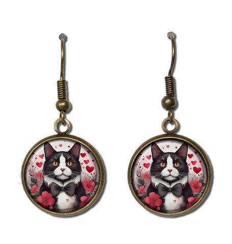 Valentine's Day Tuxedo Cat