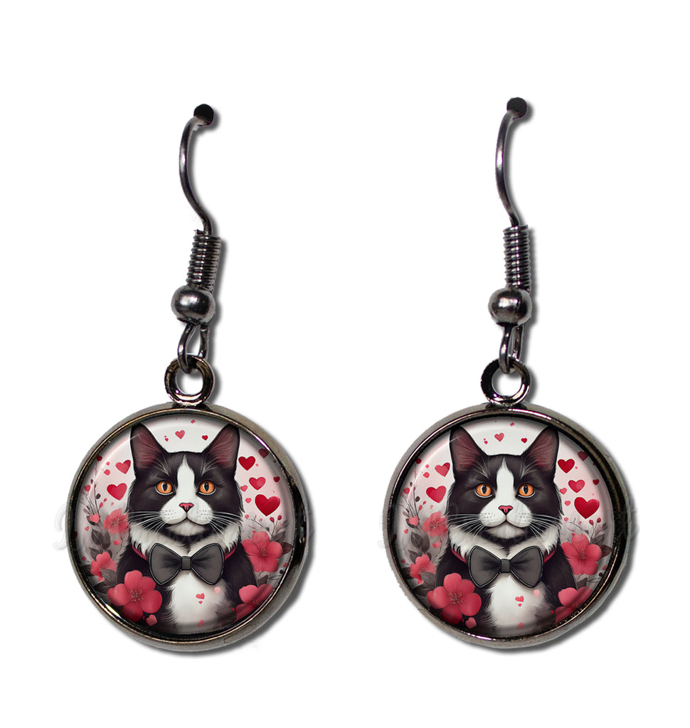 Valentine's Day Tuxedo Cat