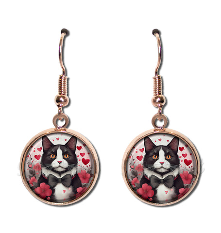 Valentine's Day Tuxedo Cat