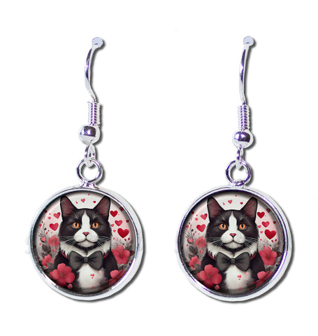 Valentine's Day Tuxedo Cat