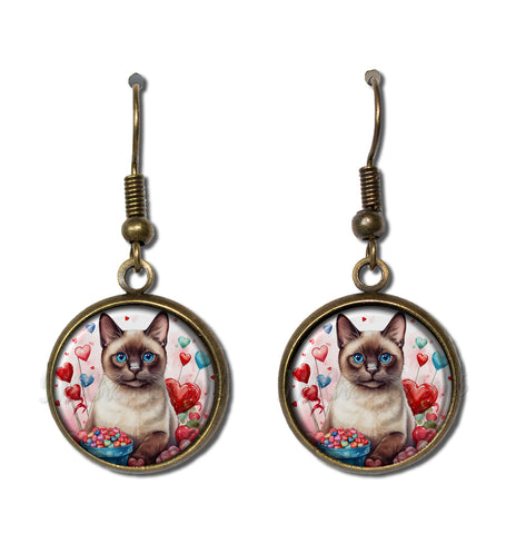 Valentine's Day Siamese Cat