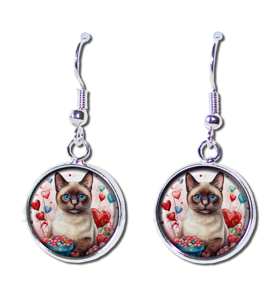 Valentine's Day Siamese Cat