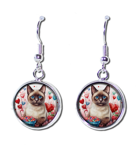 Valentine's Day Siamese Cat
