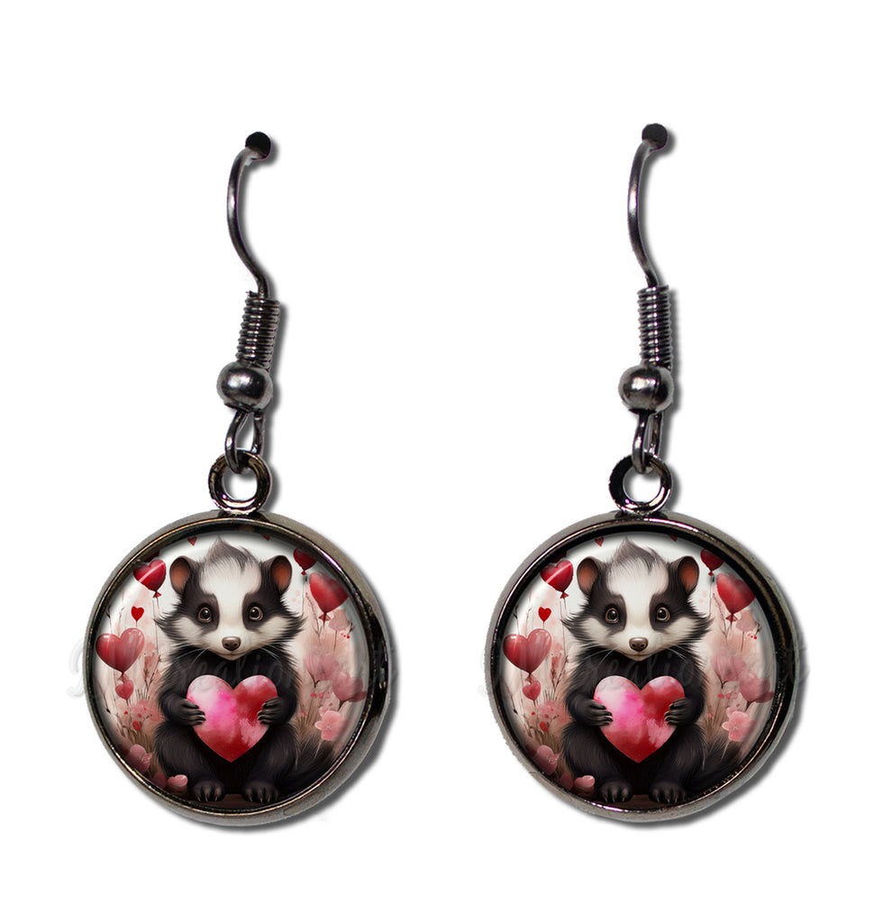 Cute Valentine's Day Skunk Love