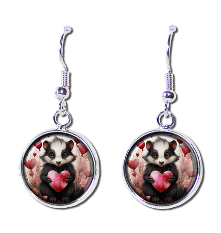 Cute Valentine's Day Skunk Love