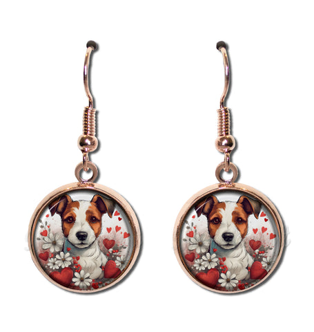 Adorable Valentine's Russell Terrier