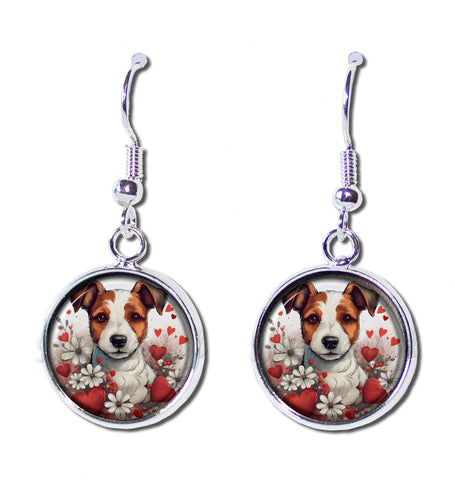 Adorable Valentine's Russell Terrier