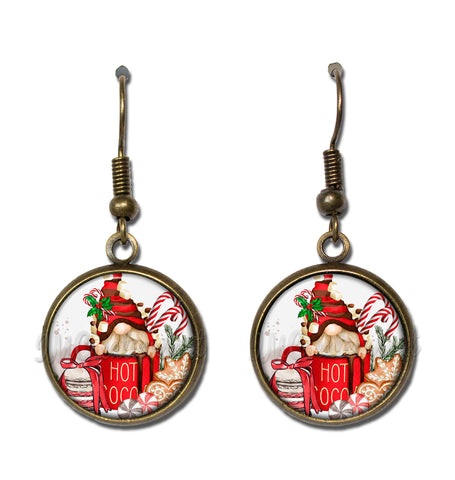 Holiday Gnome inside Cocoa Cup