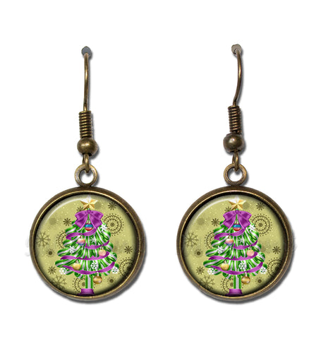 Green Purple Christmas Tree