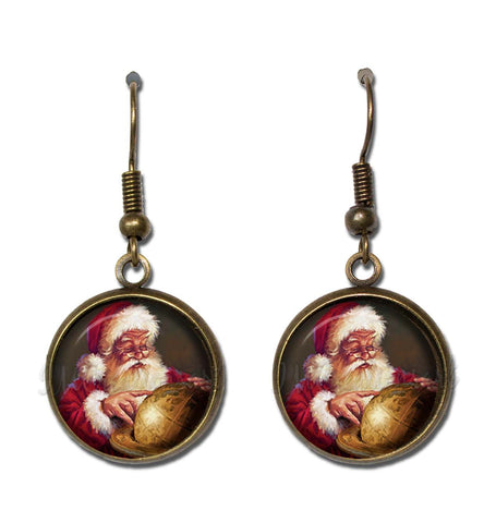 Vintage Style Santa with Globe