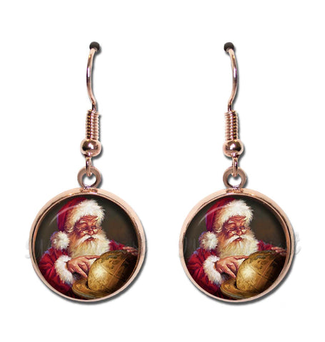 Vintage Style Santa with Globe