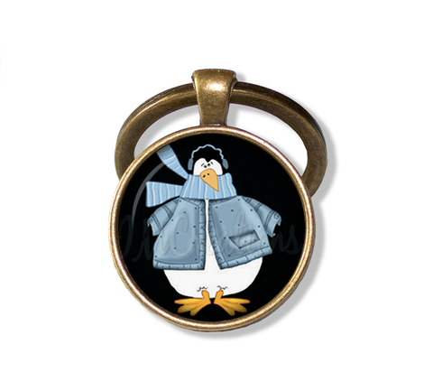 Holiday Penguin Blue Coat