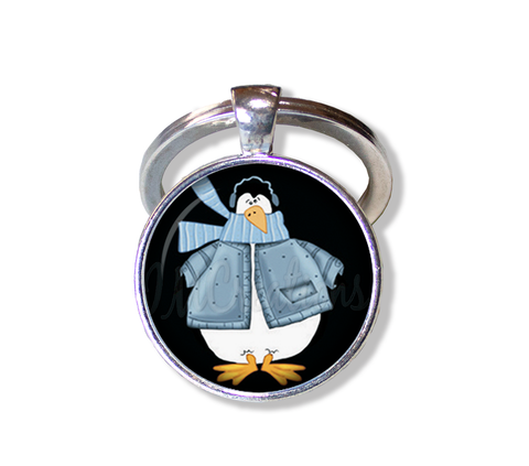 Holiday Penguin Blue Coat