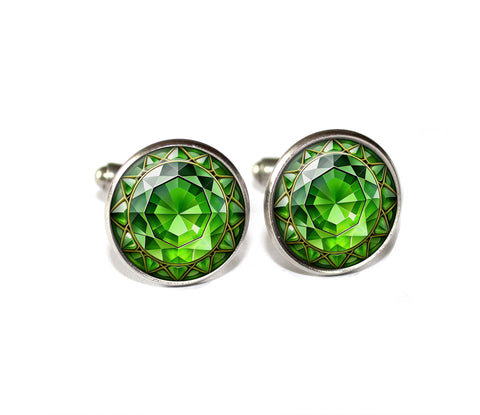 Faux Peridot Gem Pattern