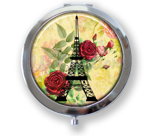 Eiffel Tower Red Rose
