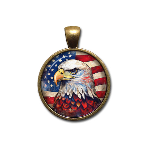 Patriotic Bald Eagle USA