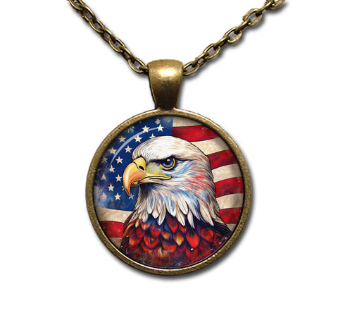 Patriotic Bald Eagle USA