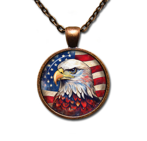 Patriotic Bald Eagle USA