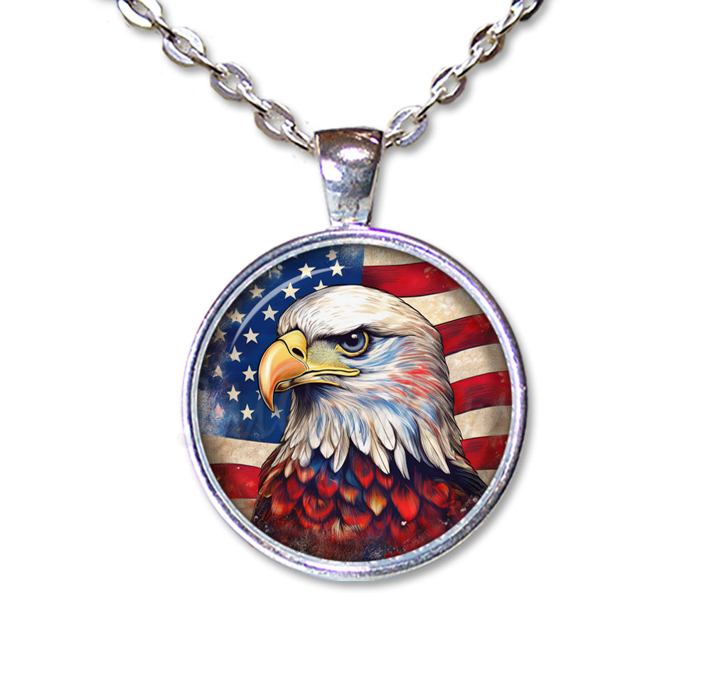 Patriotic Bald Eagle USA