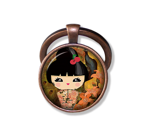 Kokeshi Doll in Autumn