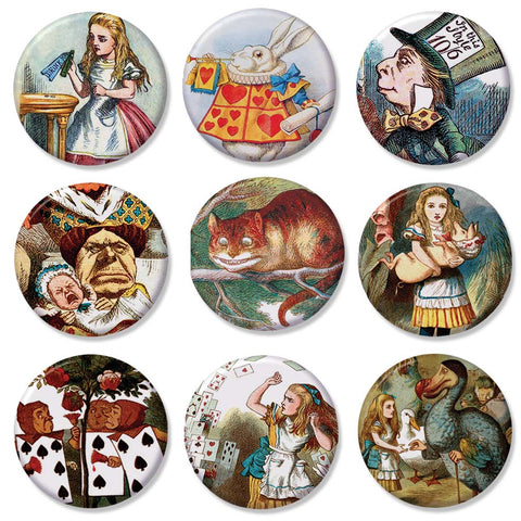 Alice In Wonderland Set of 9