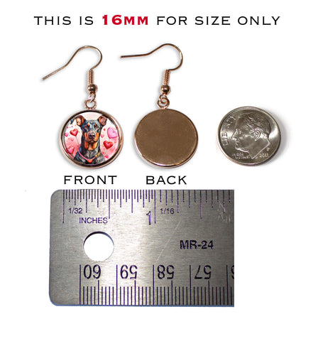 Sweet Valentine's Doberman Dog