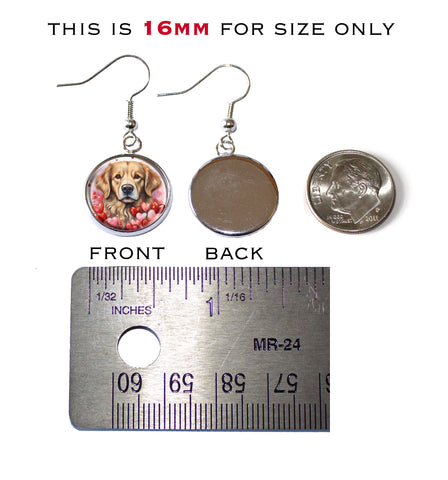 Cute Valentine's Golden Retriever