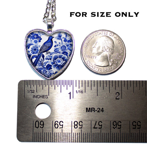 Beautiful Delft Design Bird in Florals