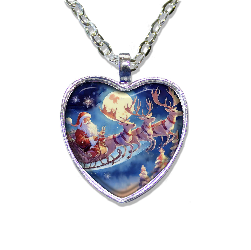 Santa Flying Reindeer