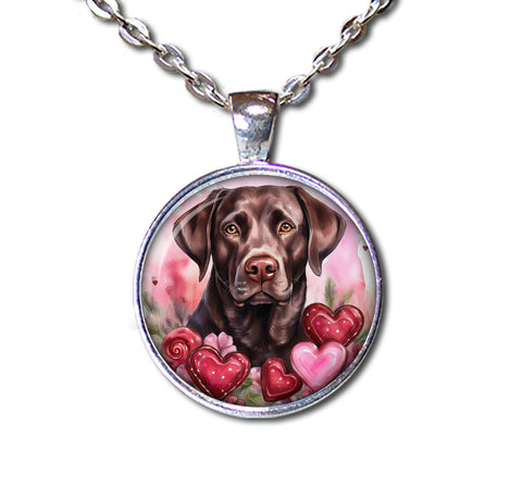 Sweet Valentine Chocolate Lab