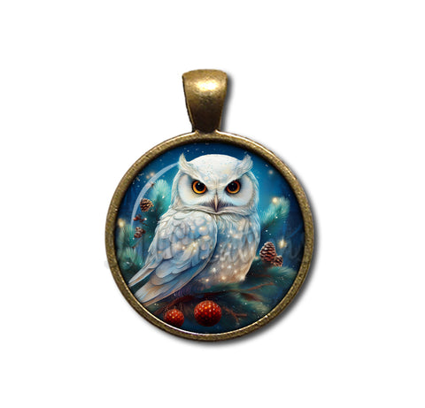 Stunning Holiday Snow Owl
