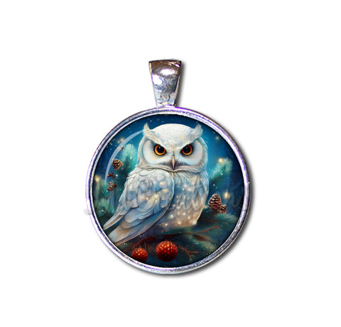 Stunning Holiday Snow Owl