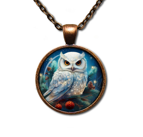 Stunning Holiday Snow Owl