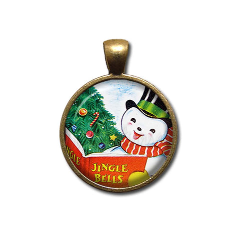 Vintage Jingle Bell Snowman