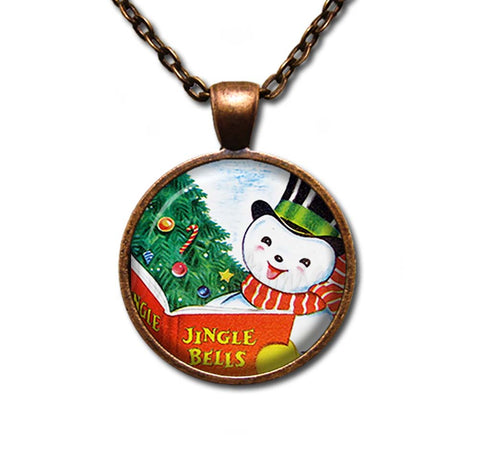 Vintage Jingle Bell Snowman