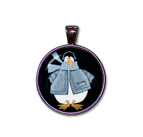 Holiday Penguin Blue Coat