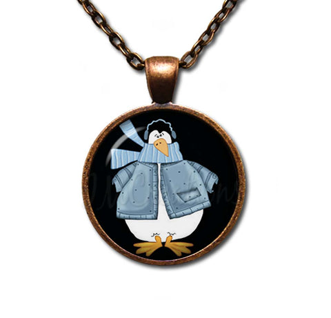 Holiday Penguin Blue Coat