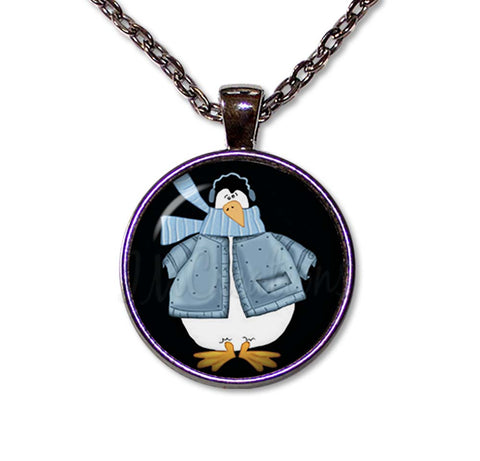 Holiday Penguin Blue Coat