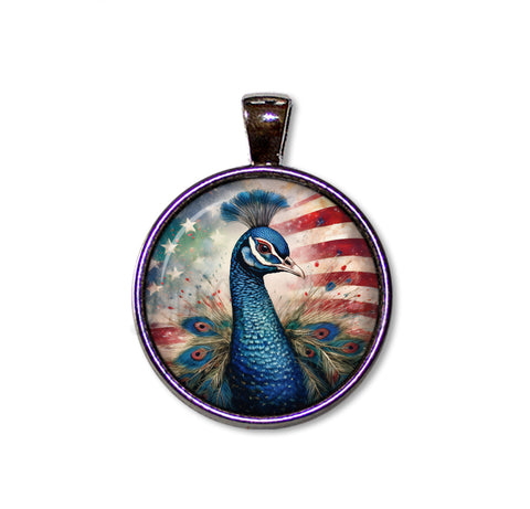 Patriotic Lovely Peacock Bird