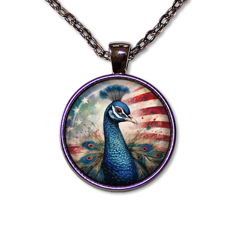 Patriotic Lovely Peacock Bird