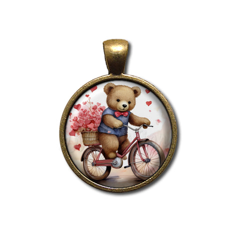 Teddy Bear Heart Basket