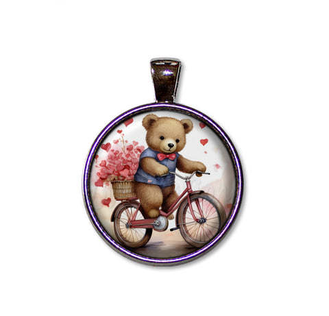 Teddy Bear Heart Basket