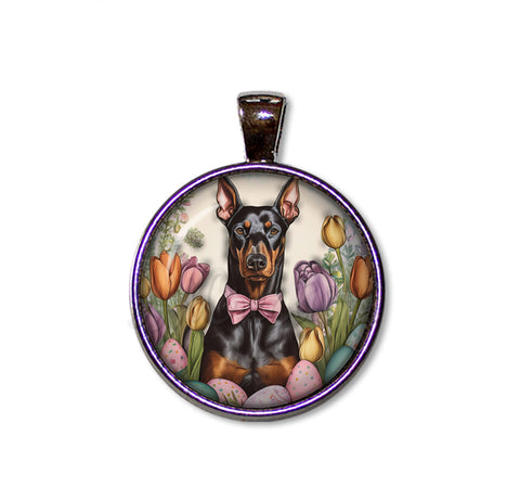 Easter Sweet Doberman Dog
