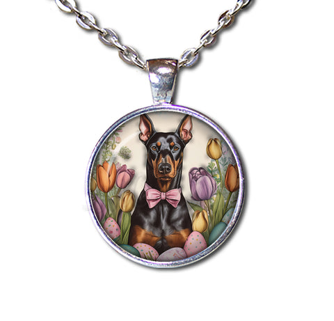 Easter Sweet Doberman Dog