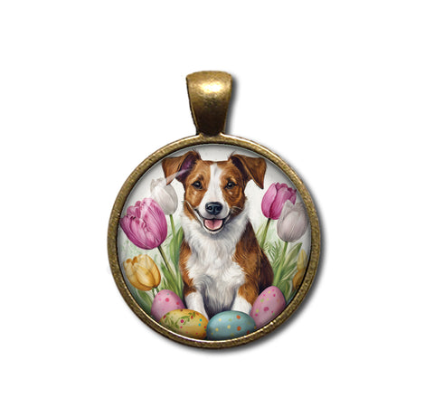 Easter Adorable Russell Terrier